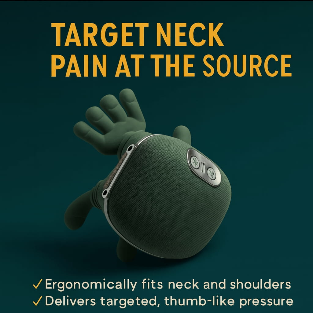 NeckWave™ Smart Heated Massager - NeckWave Massager by Coorevia | Coorevia