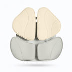 BackHaven™ Lumbar Cushion - Beige/Gray - Lumbar Support Cushion by Coorevia | Coorevia Inc.