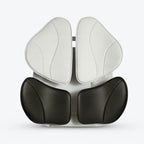 BackHaven™ Lumbar Cushion - Beige/Gray - Lumbar Support Cushion by Coorevia | Coorevia