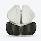 BackHaven™ Lumbar Cushion - Beige/Gray - Lumbar Support Cushion by Coorevia | Coorevia Inc.