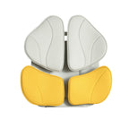 BackHaven™ Lumbar Cushion - Beige/Gray - Lumbar Support Cushion by Coorevia | Coorevia