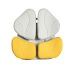 BackHaven™ Lumbar Cushion - Beige/Gray - Lumbar Support Cushion by Coorevia | Coorevia Inc.